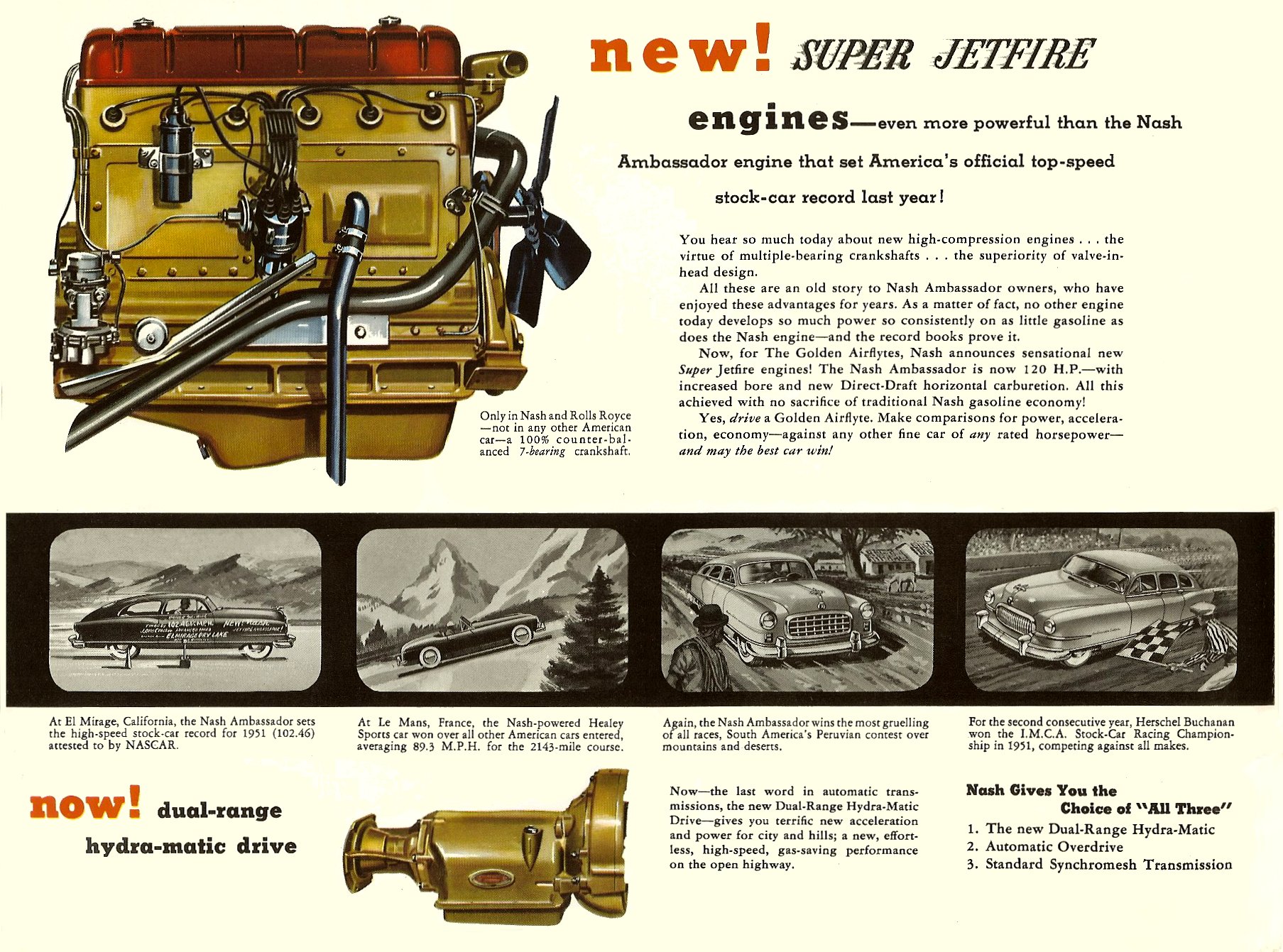 1952 Nash Golden Airflyte Brochure Page 3
